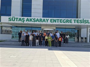 ASÜ Elektrik ve Enerji Öğrencilerinden Sütaş Aksaray Entegre Süt Tesislerine Teknik Gezi