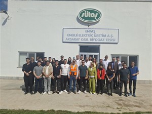 ASÜ Elektrik ve Enerji Öğrencilerinden Sütaş Aksaray Entegre Süt Tesislerine Teknik Gezi