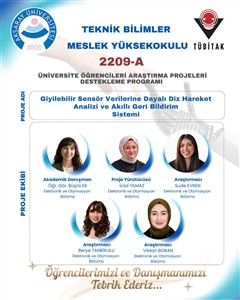 TÜBİTAK 2209-A Üniversite Öğrencileri Araştırma Projeleri Destekleme Programı Proje Kabülü