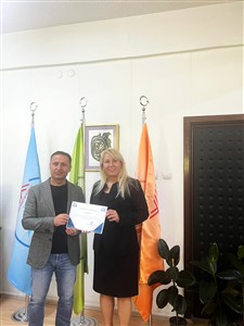 Aksaray Üniversitesi Teknik Bilimler MYO Öğrencilerinin Sahadaki Başarısı Sertifikayla Taçlandırıldı